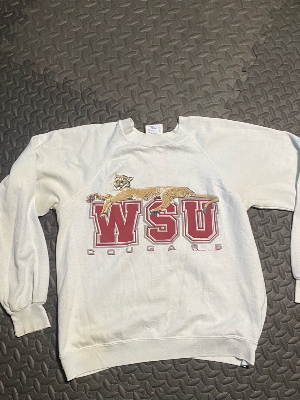 WSU Cougars White Crewneck Sweatshirt
